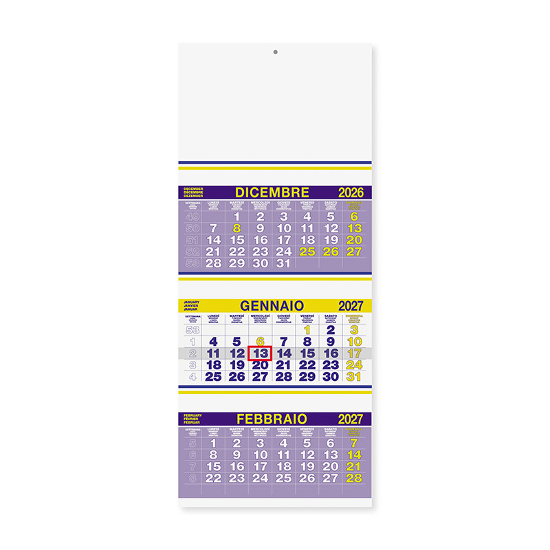 Calendario Trittico