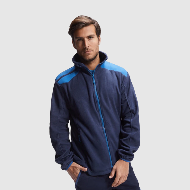 Giacca Pile Terrano con zip lunga